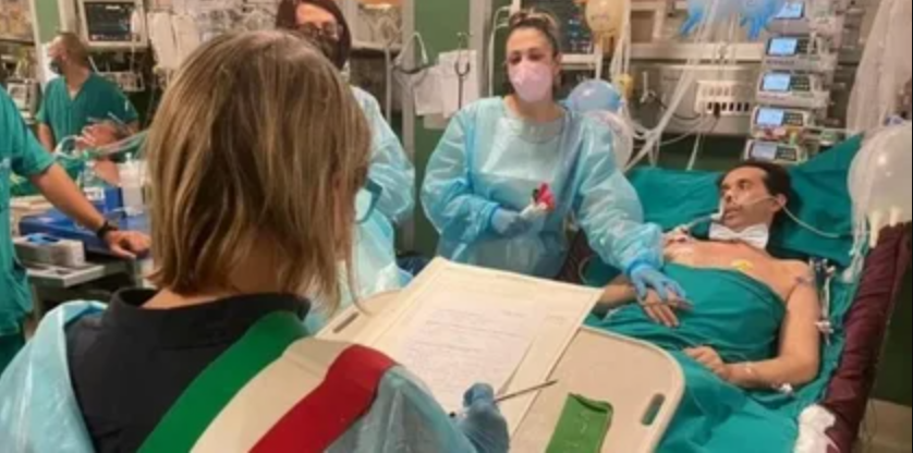 Se estaba por morir, se casó en la sala del hospital y al día siguiente recibió un trasplante que le salvó la vida: “Un milagro”
