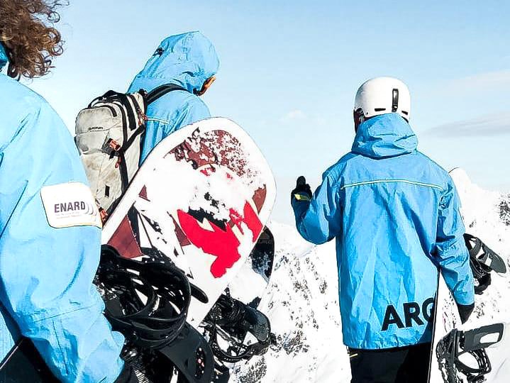 La Selección Argentina de Snowboard Freestyle entrenó en la provincia