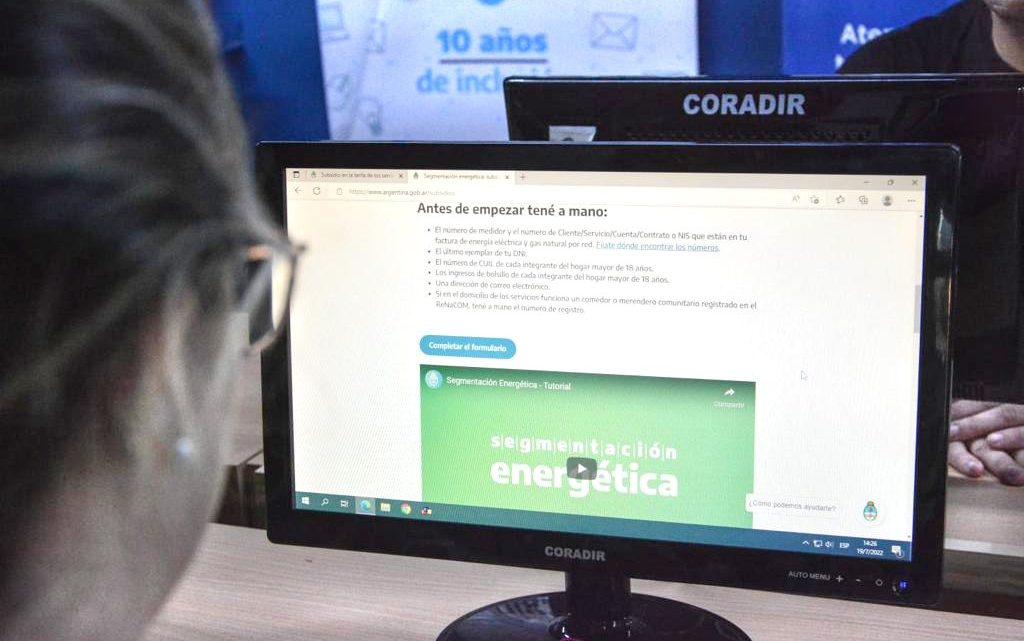 Prorrogaron hasta fin de mes la inscripción web para acceder a los subsidios a la energía