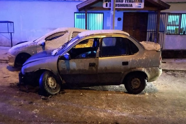 Cuadruple choque sin lesionados en Ushuaia