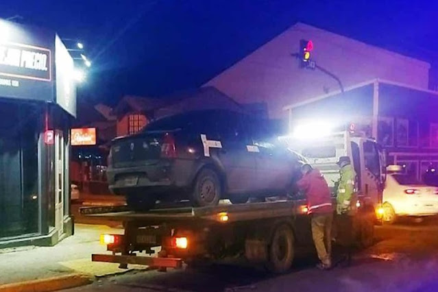 Choque vehiculo incautado, conductor detenido en Ushuaia