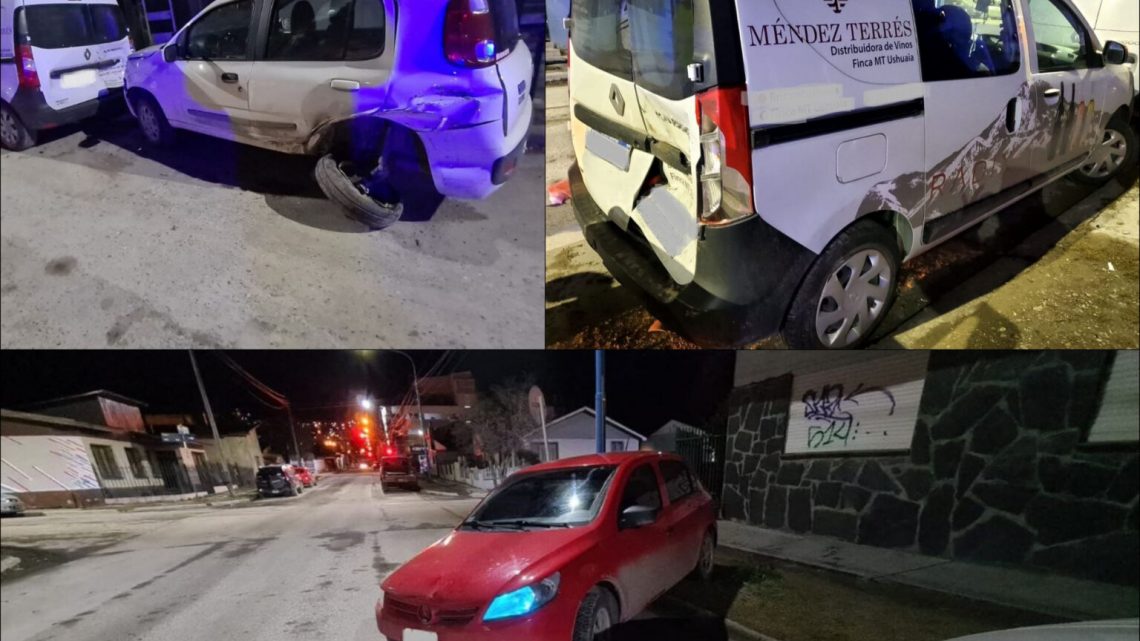 Ebrio choca, huye, vuelve y termina preso