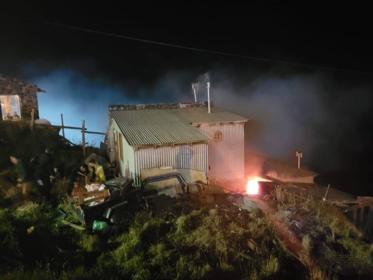 Incendio en una casa comenzó en un colchón