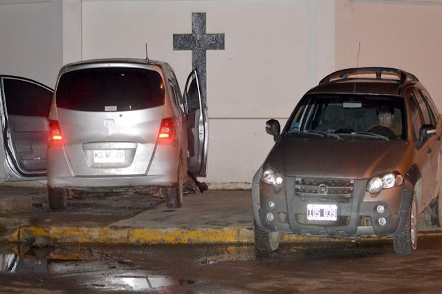 Choque en la esquina del Cementerio, una mujer lesionada