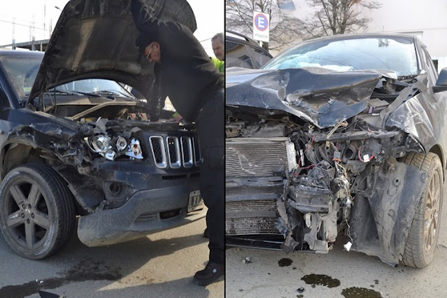 Choque tres personas trasladadas al Hospital