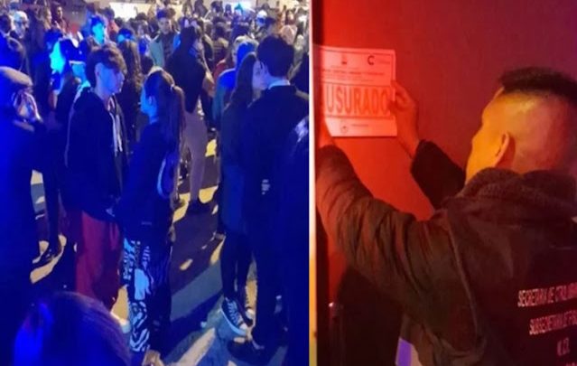 Fiesta clandestina, clausuran y desalojan local sin habilitación
