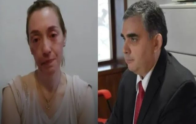 Declaro Marcelo Guzman, negó cualquier agresión y dijo que Carla se cayo por las escaleras de la calle Onas