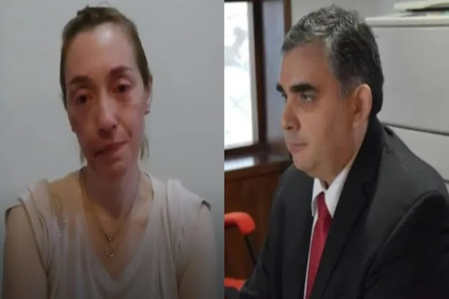 Declaro Marcelo Guzman, negó cualquier agresión y dijo que Carla se cayo por las escaleras de la calle Onas