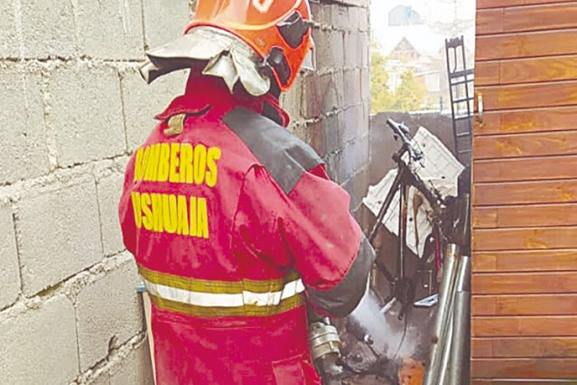 Incendio en Ushuaia, sin lesionados
