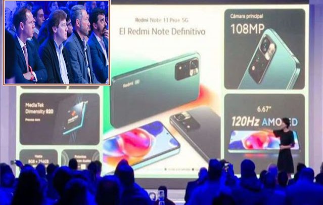 Melella en Buenos Aires en el lanzamiento de Xiaomi