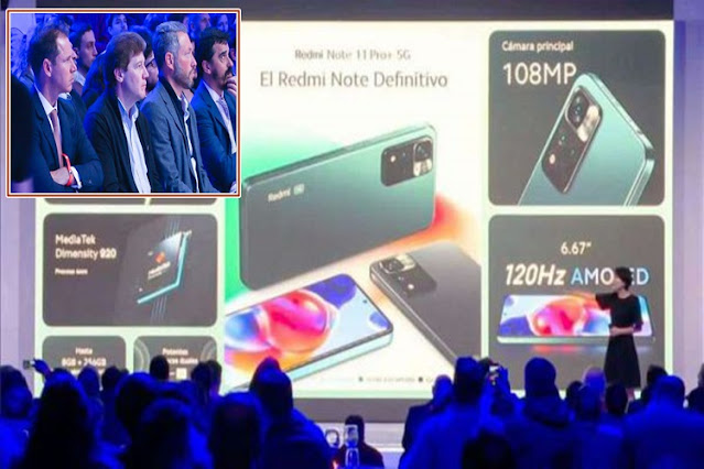 Melella en Buenos Aires en el lanzamiento de Xiaomi