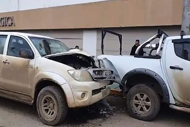 Triple choque sin lesionados