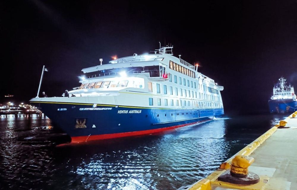 Con la llegada del “Ventus Australis”, comenzó la temporada de cruceros