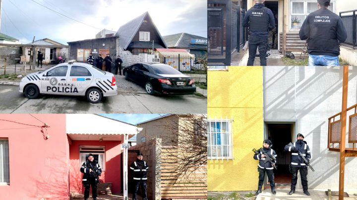 Desbaratan banda de narcocriminales en Tierra del Fuego