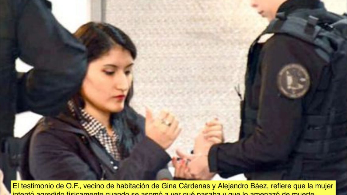 “Estaba como loca, sacada, al parecer bajo el efecto de alguna sustancia…”