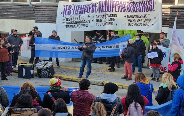 Viernes desobligacion y movilización del SUTEF en TDF en reclamo de la aprobación de la jubilación de privilegio