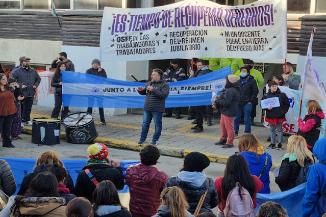 Viernes desobligacion y movilización del SUTEF en TDF en reclamo de la aprobación de la jubilación de privilegio