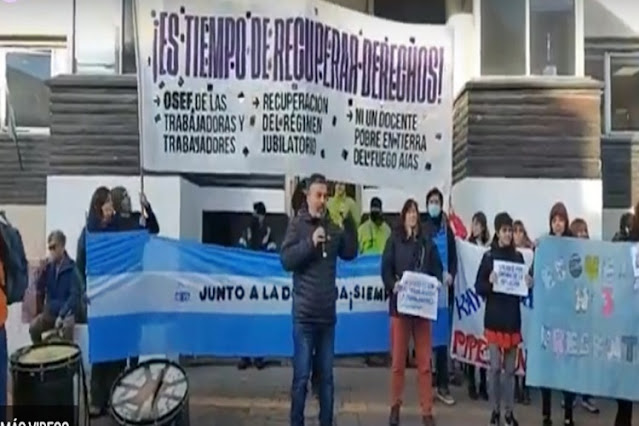 Paro con movilización del SUTEF a nivel provincial este jueves