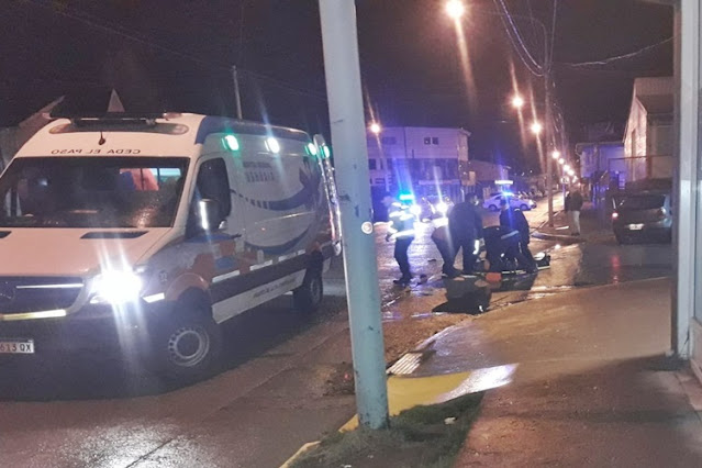 Borracho choco en la madrugada vehiculos estacionados y esta en coma