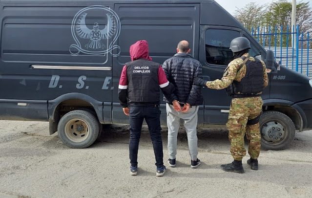 Prófugo por estafas virtuales, detenido en Entre Rios y trasladado a Ushuaia