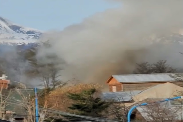 Incendio en Ushuaia, sin lesionados