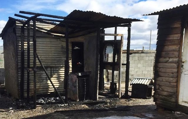 Incendio afecto a dos casillas, sin que se registraran lesionados