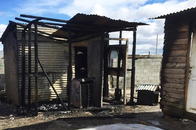 Incendio afecto a dos casillas, sin que se registraran lesionados