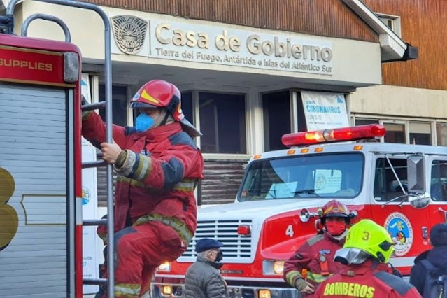 Bomberos rechazan proyecto de Melella enviado a la Legislatura para quita de fondos en 2023