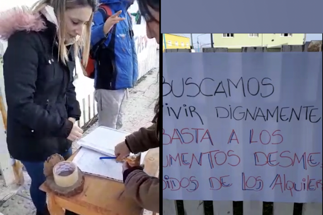 Juntan firmas en Ushuaia para proyecto de ley que regule los alquileres Juntan firmas en Ushuaia para proyecto de ley que regule los alquileres