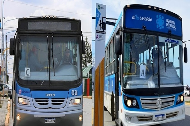 Paro de colectivos el miércoles 12 y jueves 13 en Ushuaia y Rio Grande