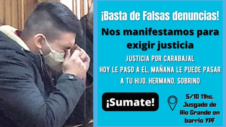 Familiares del ex policía condenado marcharán hoy pidiendo justicia