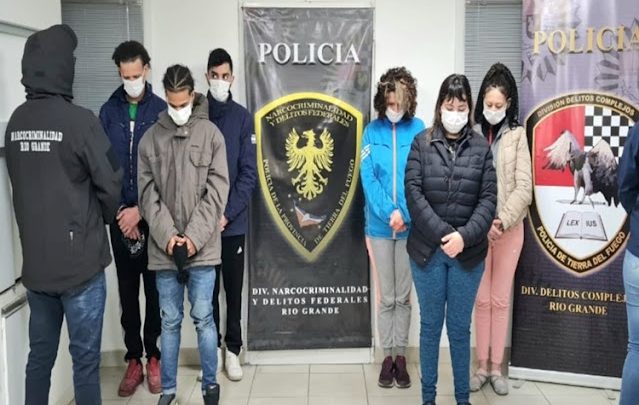 Banda de narcos que ingresaba droga a TDF, 14 procesados en total