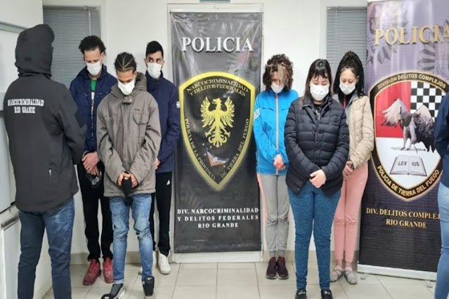 Banda de narcos que ingresaba droga a TDF, 14 procesados en total Banda de narcos que ingresaba droga a TDF, 14 procesados en total