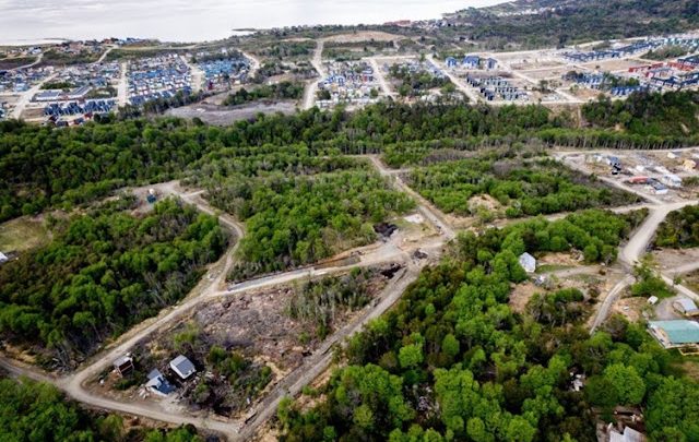 Obras en Barrancas del Pipo, destinada a dar servicios a mil familias