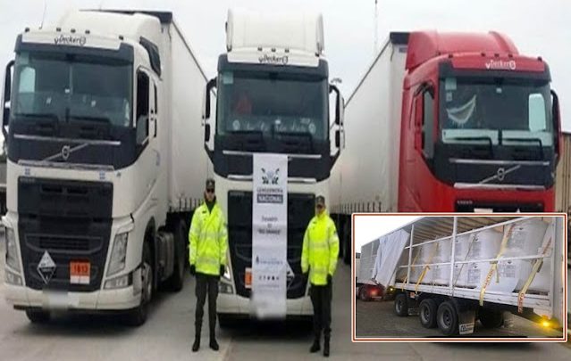 Secuestran 76 toneladas de químicos que iban a ingresar a TDF sin permiso