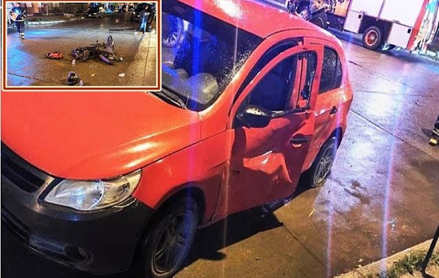 Choque ambos conductores trasladados al Hospital