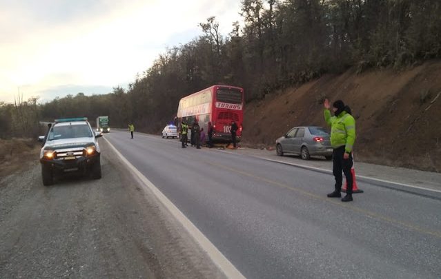 Colectivo accidentado en la Ruta 3, sin lesionados