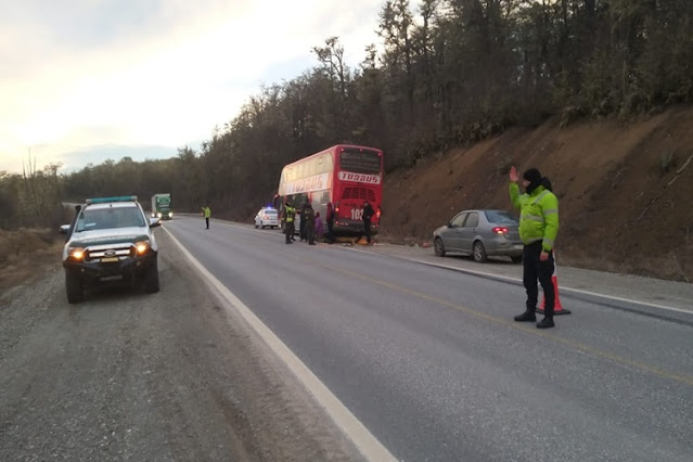 Colectivo accidentado en la Ruta 3, sin lesionados Colectivo accidentado en la Ruta 3, sin lesionados