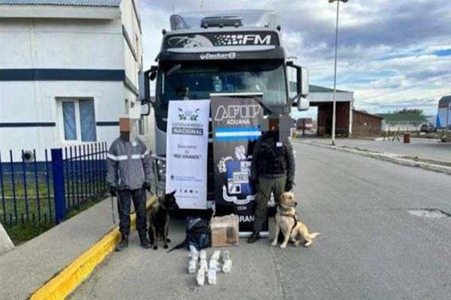 Tres procesados por intentar ingresar 10 kilos de cocaina a TDF