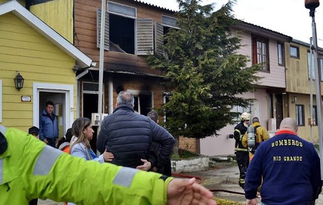 Incendio en una vivienda, sin lesionados