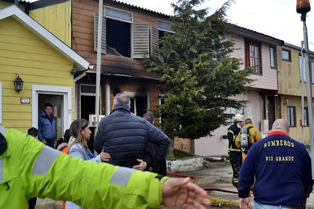 Incendio en una vivienda, sin lesionados