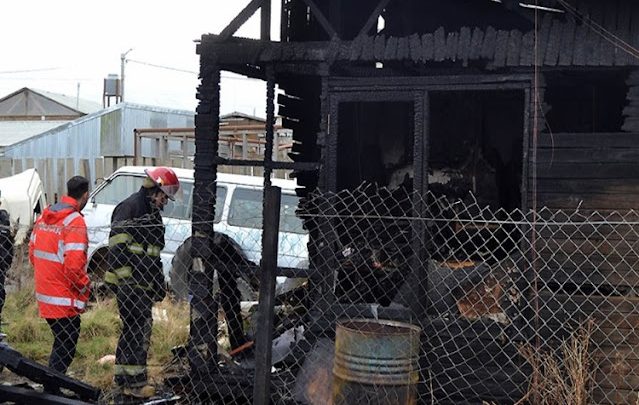 Incendiaron la casilla de uno de los detenidos por el doble crimen