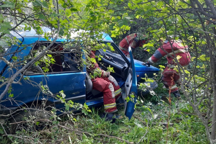 Persona resultó lesionada tras despistar en Av Alem de Ushuaia