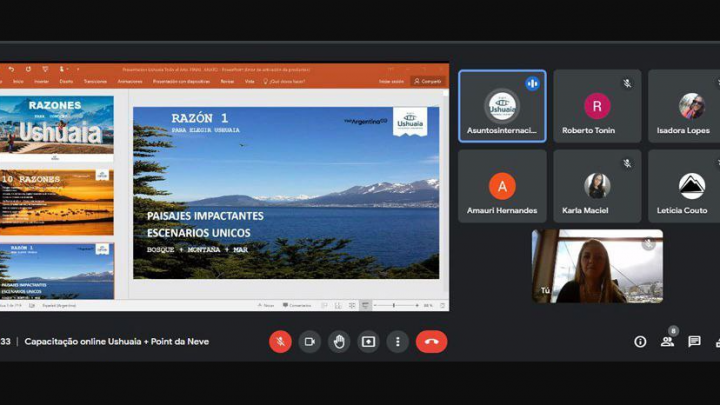 LA MUNICIPALIDAD DE USHUAIA CAPACITA  A OPERADORES CON SEDE EN PORTO ALEGRE, BRASIL