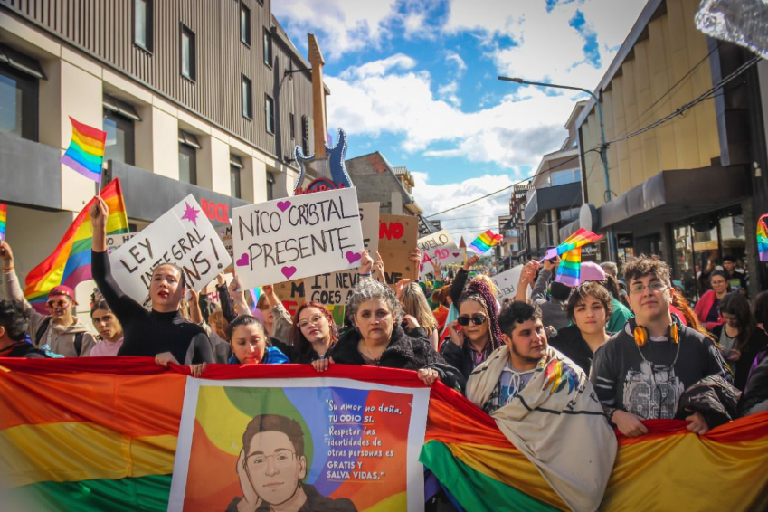 Se llevó a cabo La Marcha del Orgullo en Ushuaia