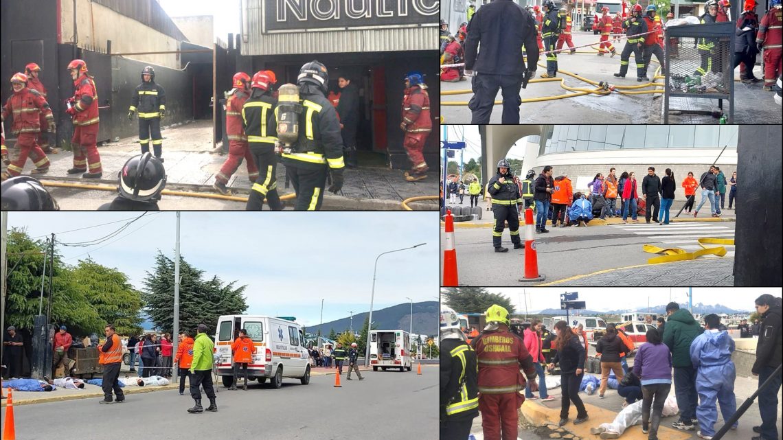 Se realizó con éxito el megasimulacro de incendio en un local bailable Se realizó con éxito el megasimulacro de incendio en un local bailable
