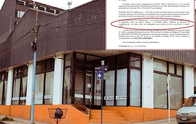 Desde el Ministerio de Trabajo informaron que el feriado del viernes 25 en TDF no aplica a los privados