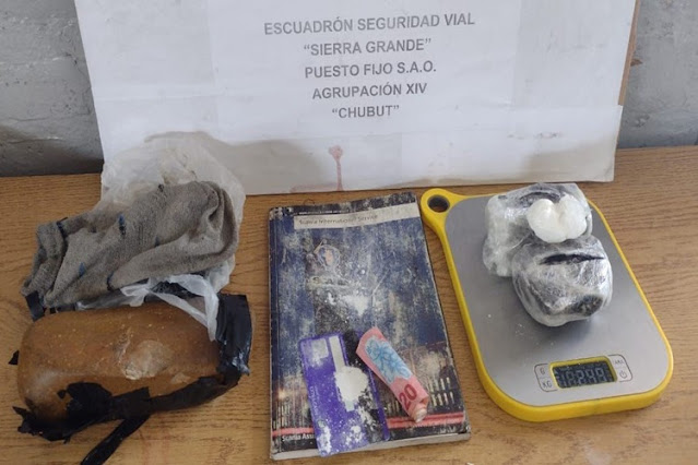 Detienen a camionero con destino a TDF, con cocaina en una media