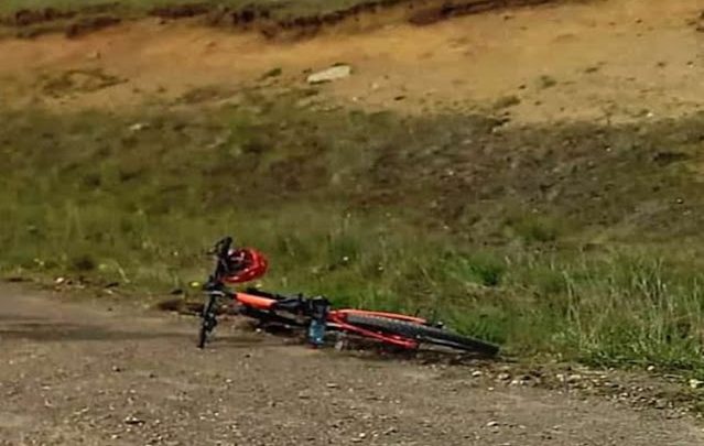 Ciclista lesionada en la Ruta 3
