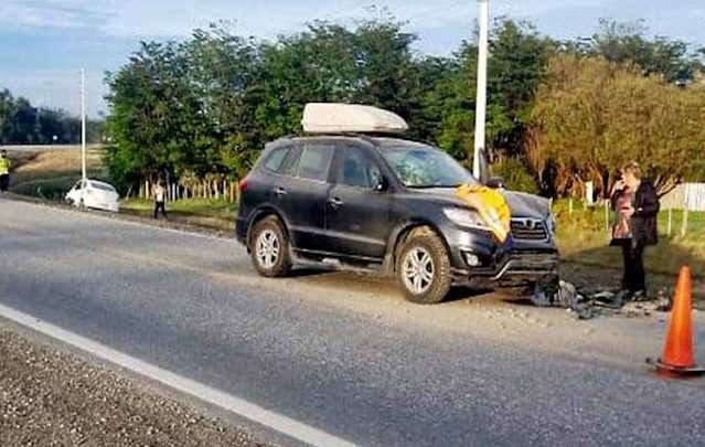 Choque en la Ruta 3, uno de los conductores, un policía con alcoholemia positiva